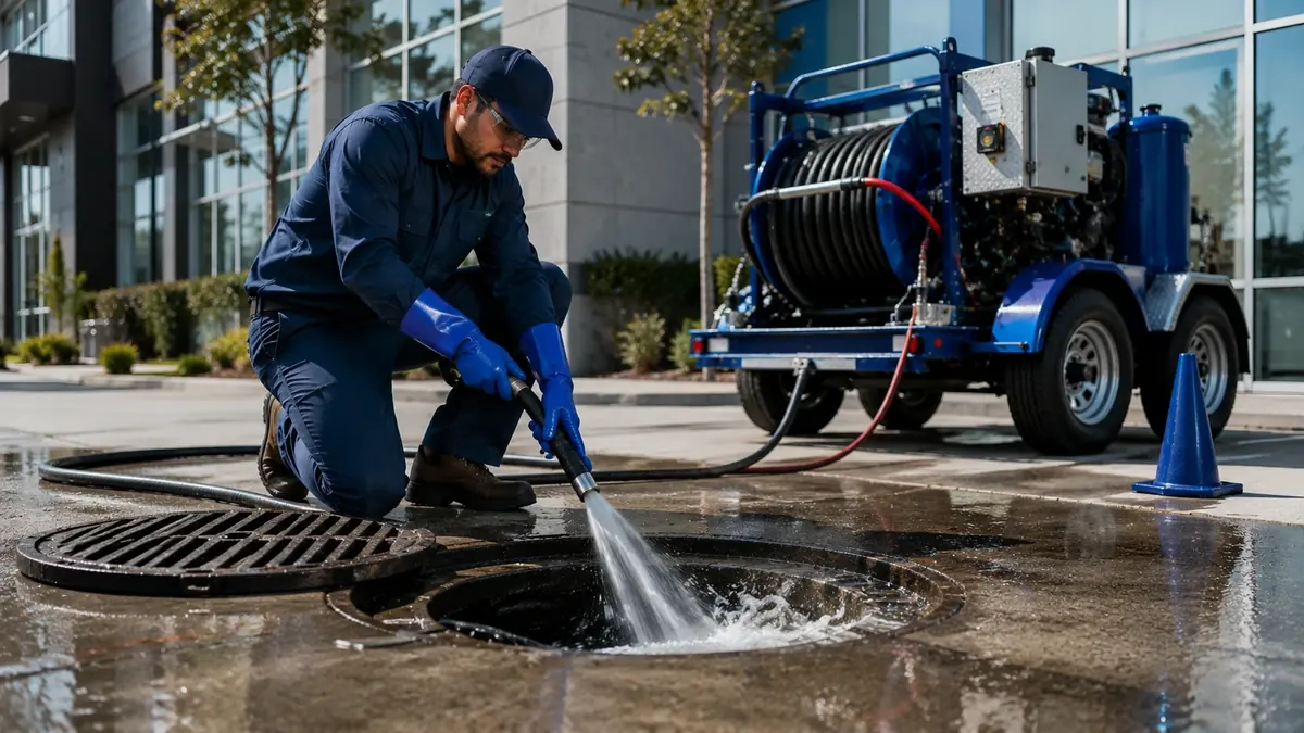 Commercial Hydro Jet Drain Cleaning in Mc Kittrick