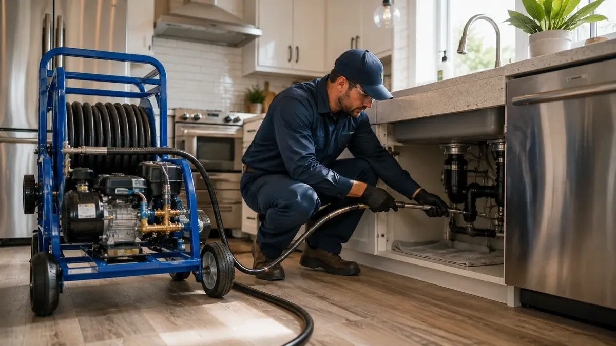 Kitchen Drain Hydro Jetting in Mc Kittrick