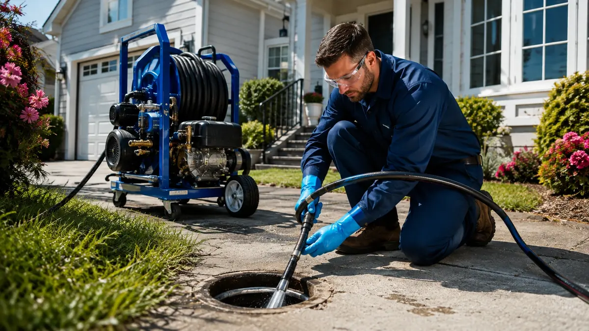 Residential Hydro Jet Drain Cleaning in Mc Kittrick